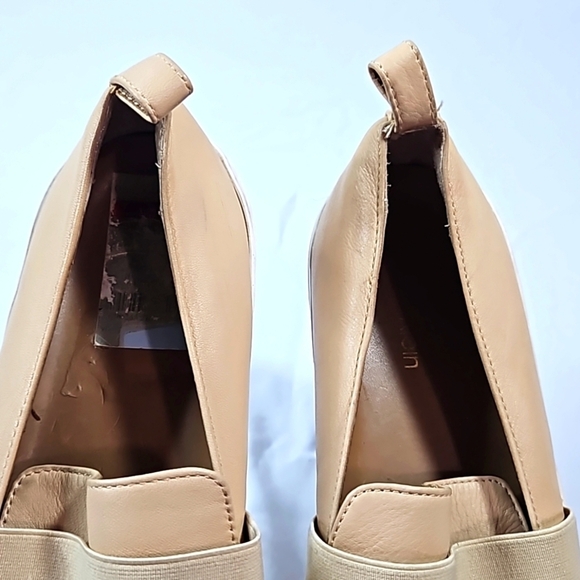Calvin Klein Apricot Leather Loafers Sz 8 - Picture 7 of 8